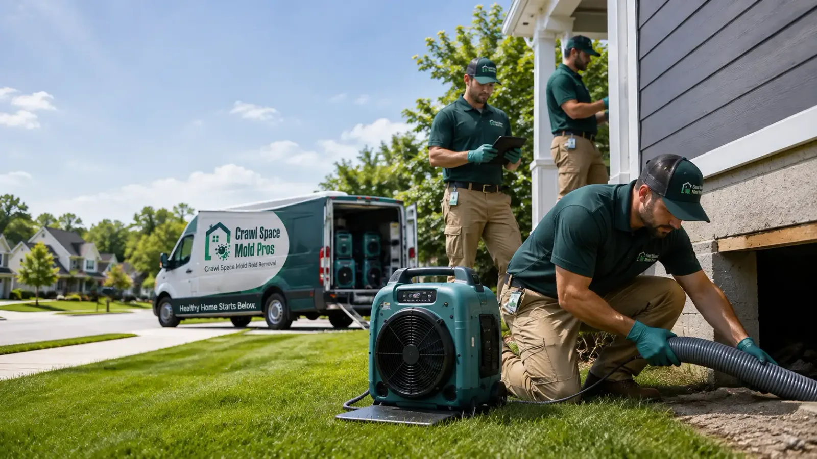 Crawl Space Mold Removal in Adamstown, PA